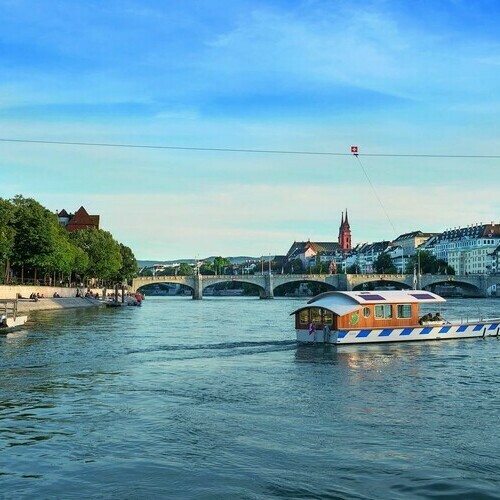 � Andreas Zimmermann; Der Rhein bei Basel