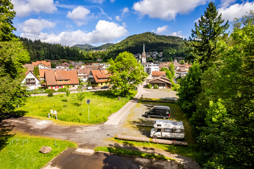 Der Wohnmobilstellplatz Sch�nau